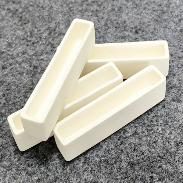 Rectangular refractory ceramic crucible for gold - Image 3