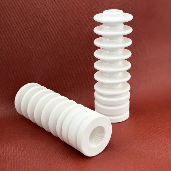 Refractory High Pressure 95% 99% Al2O3 Alumina Ceramic Isolator Porcelain Components - Image 3