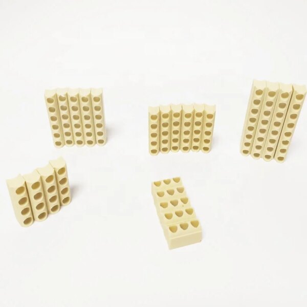 Steatite Ceramic Knuckle Heater Isolators for Band Heating Elements - Image 3