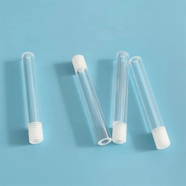 Threaded Quartz Glass Tube For Laboratory Equipment With Thread - Image 4