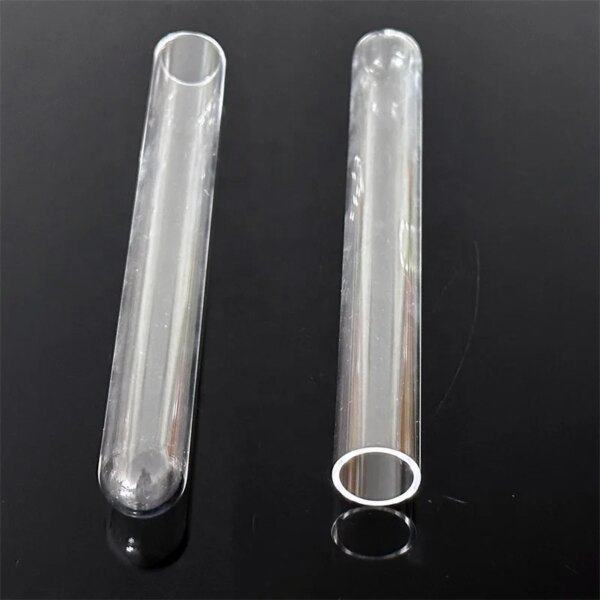 Transparent Customize Shape Round Bottom Quartz Glass Test Tube - Image 4