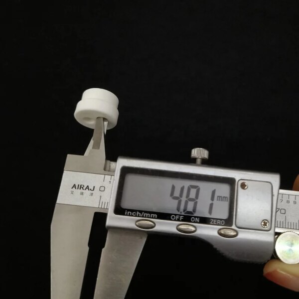 professional factory High Heat Resistance Industrial White Ceramic Part Of Steatite Ceramic - Image 5